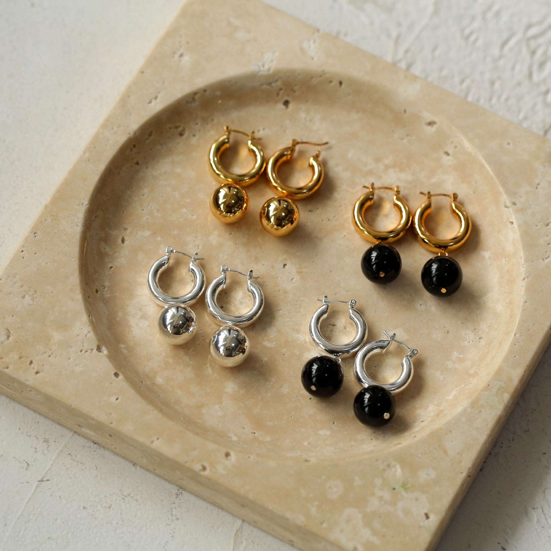 Onyx Earrings