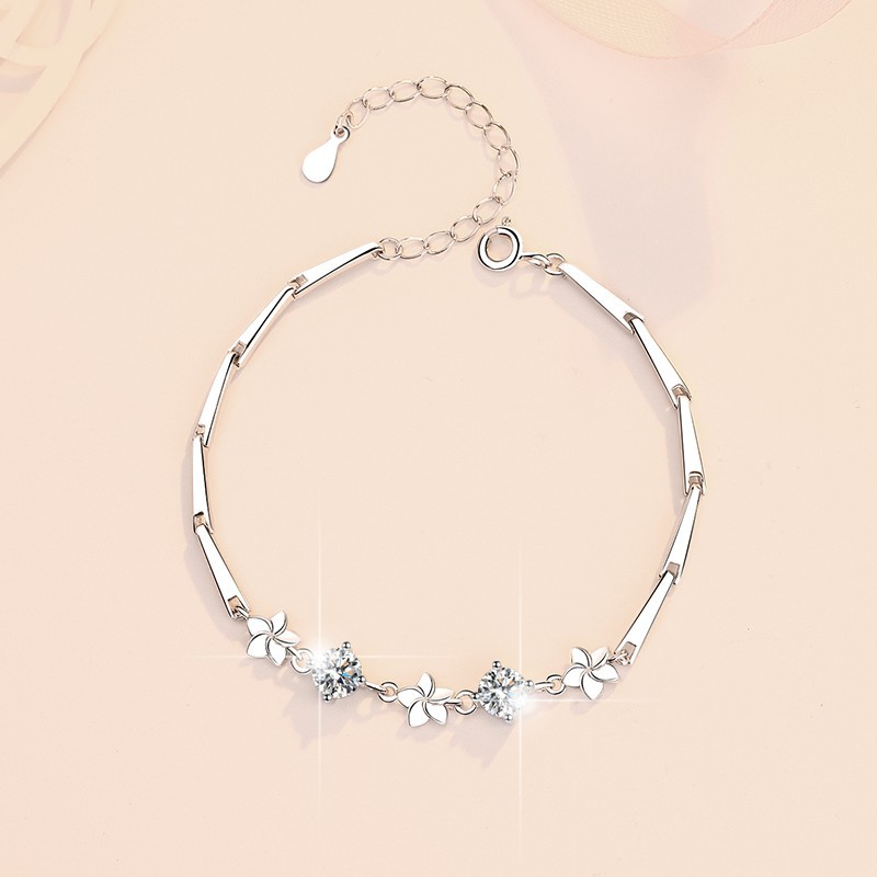 Fresh and Sweet Moissanite Bracelet Colored Gems Diamond Starry Sky